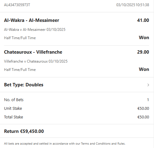 Double Fixed Matches